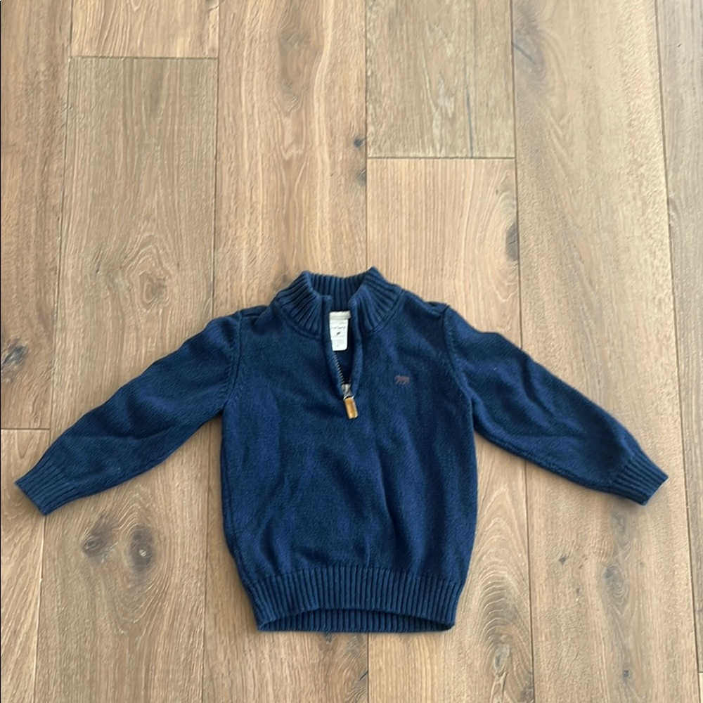 3T navy sweater.